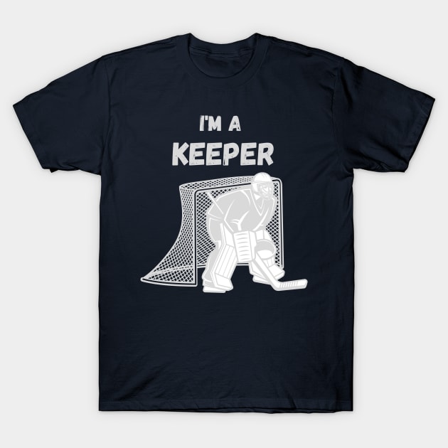 Hockey goal keeper T-Shirt by Sport-tees by Marino's